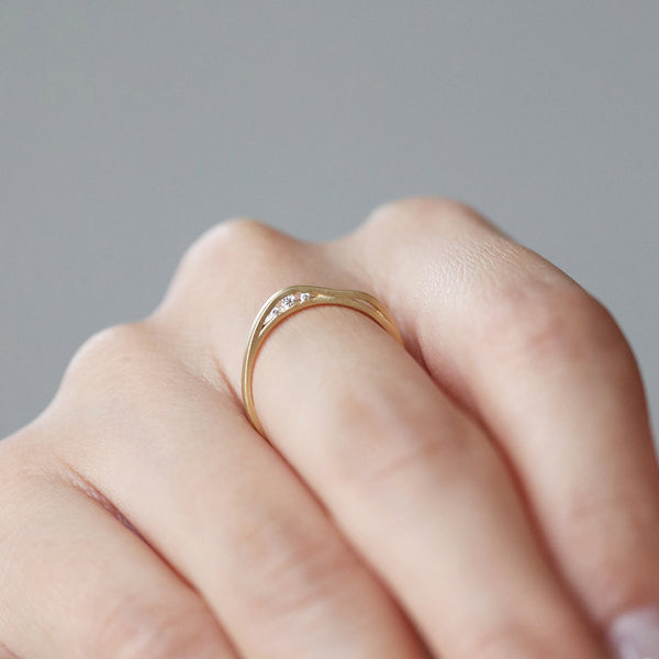 écume/エキューム K18YGダイヤモンドリング(PRT116YG)