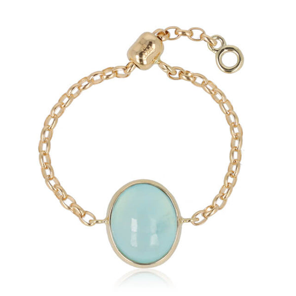 jour/ジュール K10YGスミソナイトチェーンリング(PRT120-6)