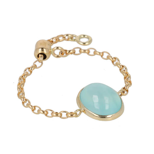 jour/ジュール K10YGスミソナイトチェーンリング(PRT120-6)